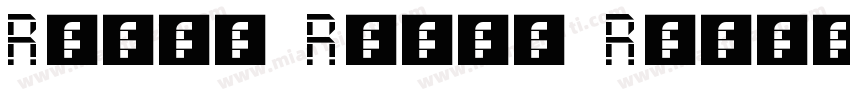 Reise Reise Regular字体转换